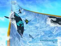 Penguin Waterslide Dash 2018 Screen Shot 1