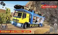 US Police Transport Truck Cargo :Vehicle Transport Screen Shot 37