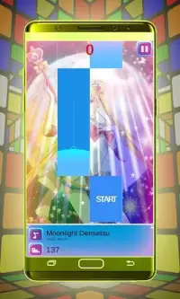 Sailor Moon Piano Tiles Magic Game Screen Shot 2