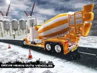 Winter Snow Truck Excavator 3D Screen Shot 3