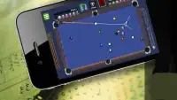 Billiard Aiming. Snooker 8 Ball Pool Screen Shot 1