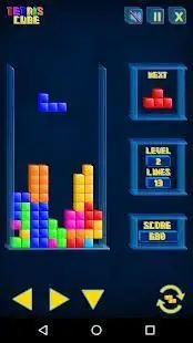 Tetris cube Screen Shot 1