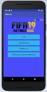FIFA 19 Ratings Quiz Screen Shot 0