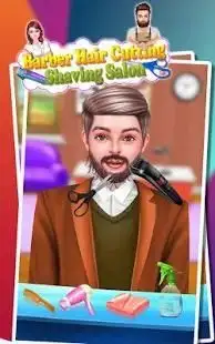 Barber Shop Simulator 2D: Beard Salon Hair Cutting Screen Shot 3