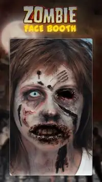 Zombie Face Booth Makeup Screen Shot 1