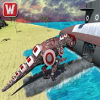 Underwater Robot Dino Transporter Submarine Game