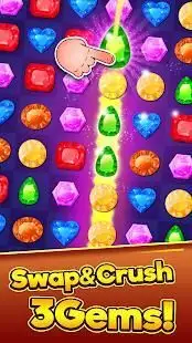 Jewel Blast Free - jewels and gems match 3 games Screen Shot 2