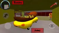 Hello Sausage Neighbor. Hot Dog Run Escape 3D Screen Shot 1