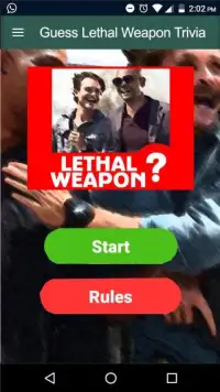 Guess Lethal Weapon Trivia Quiz Screen Shot 3