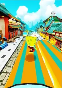 Sponge-bob In China : Subway games Screen Shot 4