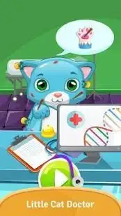 Kitty Cat Doctor - Pet Vet Doctor game Screen Shot 1