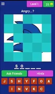 Angry Sonic Character Quiz Screen Shot 5