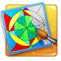 Coloring Puzzle: Glasseria Stained Glass