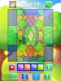 Coloring Puzzle: Glasseria Stained Glass Screen Shot 2