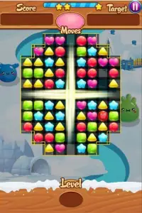 Match 3 Saga Gummy Sweet Candy Smash Jelly Blast Screen Shot 0