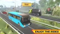 Euro Coach Bus Driving 2018: City Highways USA Screen Shot 1