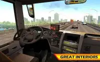 Euro Coach Bus Driving 2018: City Highways USA Screen Shot 7