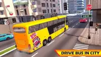 Euro Coach Bus Driving 2018: City Highways USA Screen Shot 3