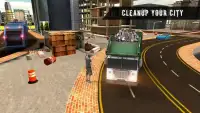 NYC Trash Truck Simulator 2018 - Dump Truck Games Screen Shot 1