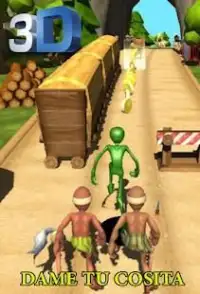 Dame tu Cosita Jungle Run - Green Alien Adventures Screen Shot 0