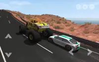 Monster Truck Chase : Real Police Car Driving Game Screen Shot 2