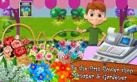 Rose Flower Shop Manager: Girls Garden Design Screen Shot 5