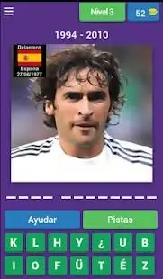 Real Madrid Jugadores Historia Quiz Screen Shot 14