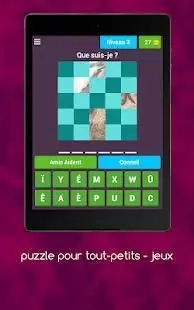 Photo Puzzle Gratuit - Jeux Puzzle Pour Enfants Screen Shot 2