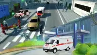 एम्बुलेंस बचाव सिम्युलेटर 2018: ड्राइविंग ड्यूटी Screen Shot 3