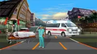 Ambulance rescue simulator 2018: Driving Duty Screen Shot 1
