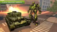 Будущий робот-танк трансформирует городскую битву Screen Shot 6