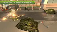 Будущий робот-танк трансформирует городскую битву Screen Shot 1