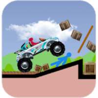 Stickman Racing Destruction Truck Game