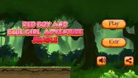 Red Boy And Blue Girl Adventure Jungle Screen Shot 1