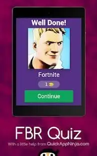 Quiz for Fortnite Battle Royale Screen Shot 1