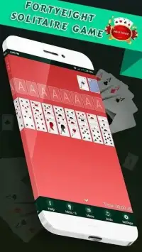 Forty & Eight Solitaire - Free Classic Card Game Screen Shot 1