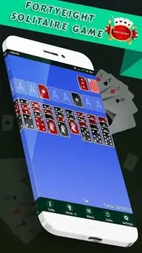 Forty & Eight Solitaire - Free Classic Card Game Screen Shot 2