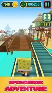 Super Spongebob: Temple Adventure Run Screen Shot 0