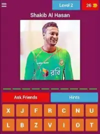 Guess Cricket Player Country Names Challenge Screen Shot 18