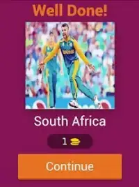 Guess Cricket Player Country Names Challenge Screen Shot 8