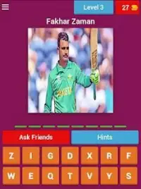 Guess Cricket Player Country Names Challenge Screen Shot 5