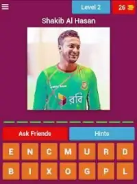 Guess Cricket Player Country Names Challenge Screen Shot 6