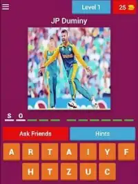 Guess Cricket Player Country Names Challenge Screen Shot 23