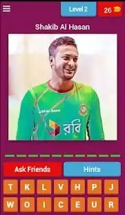 Guess Cricket Player Country Names Challenge Screen Shot 30