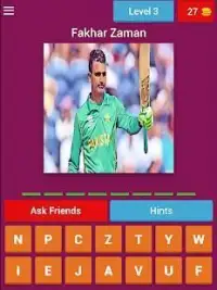 Guess Cricket Player Country Names Challenge Screen Shot 16