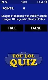 True or False LOL Quiz Screen Shot 1