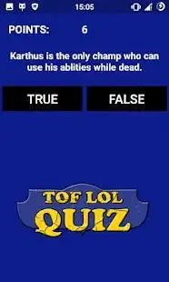 True or False LOL Quiz Screen Shot 3