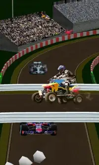 Formula 1 car Epic Racing : Quad Bike Challenge Screen Shot 3