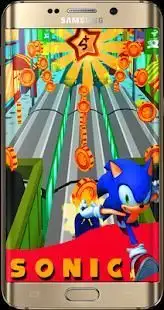 free Subway Super Sonic Run 3D Speed game Screen Shot 3