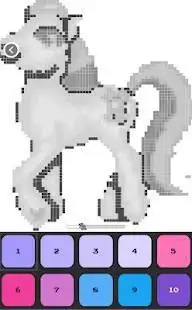 Pony Pixel Art - Unicorn Princess Screen Shot 5